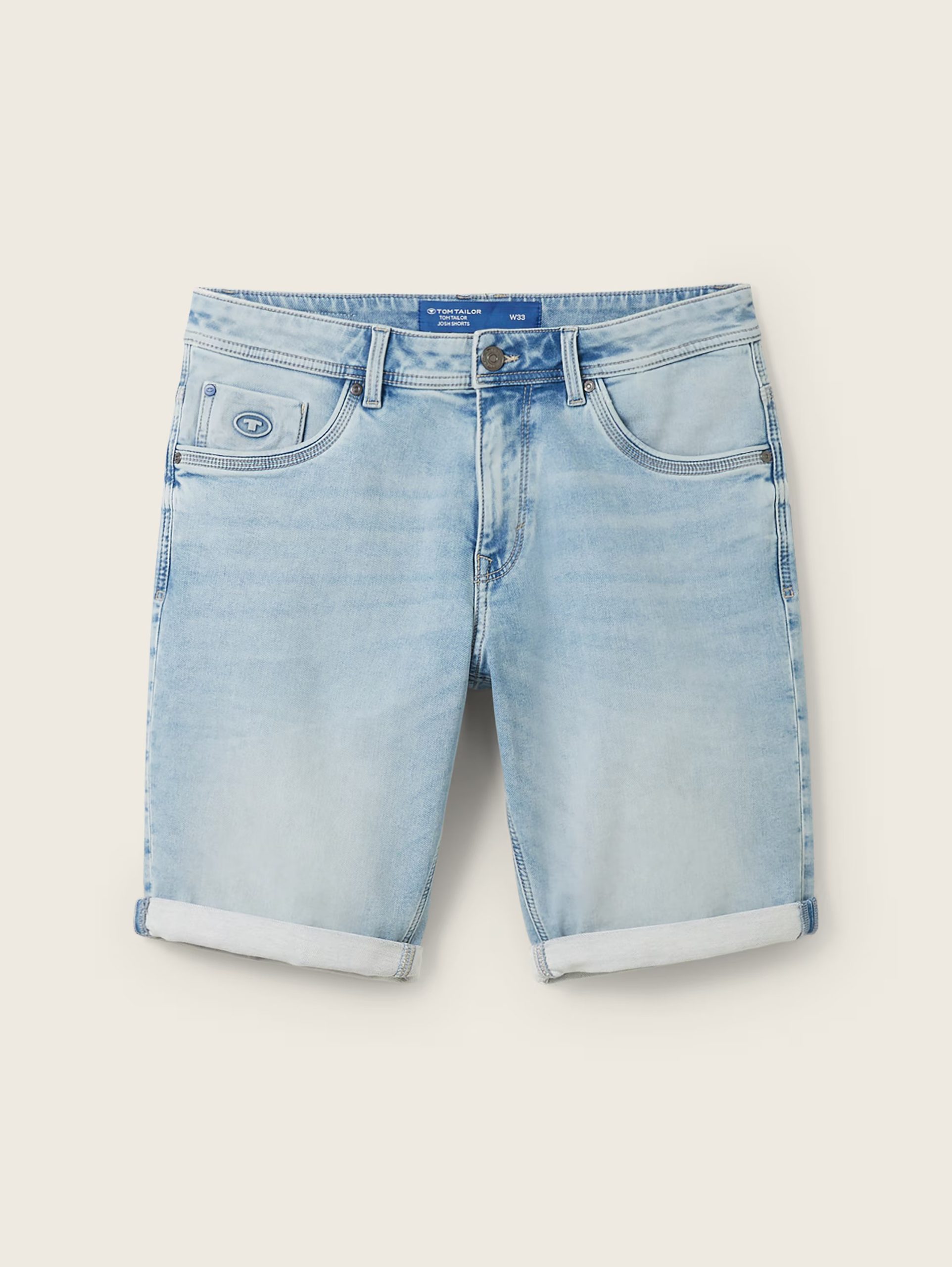 Ανδρική Τζιν Βερμούδα Tom Tailor Josh Denim Shorts 1040175-10280 Light Blue