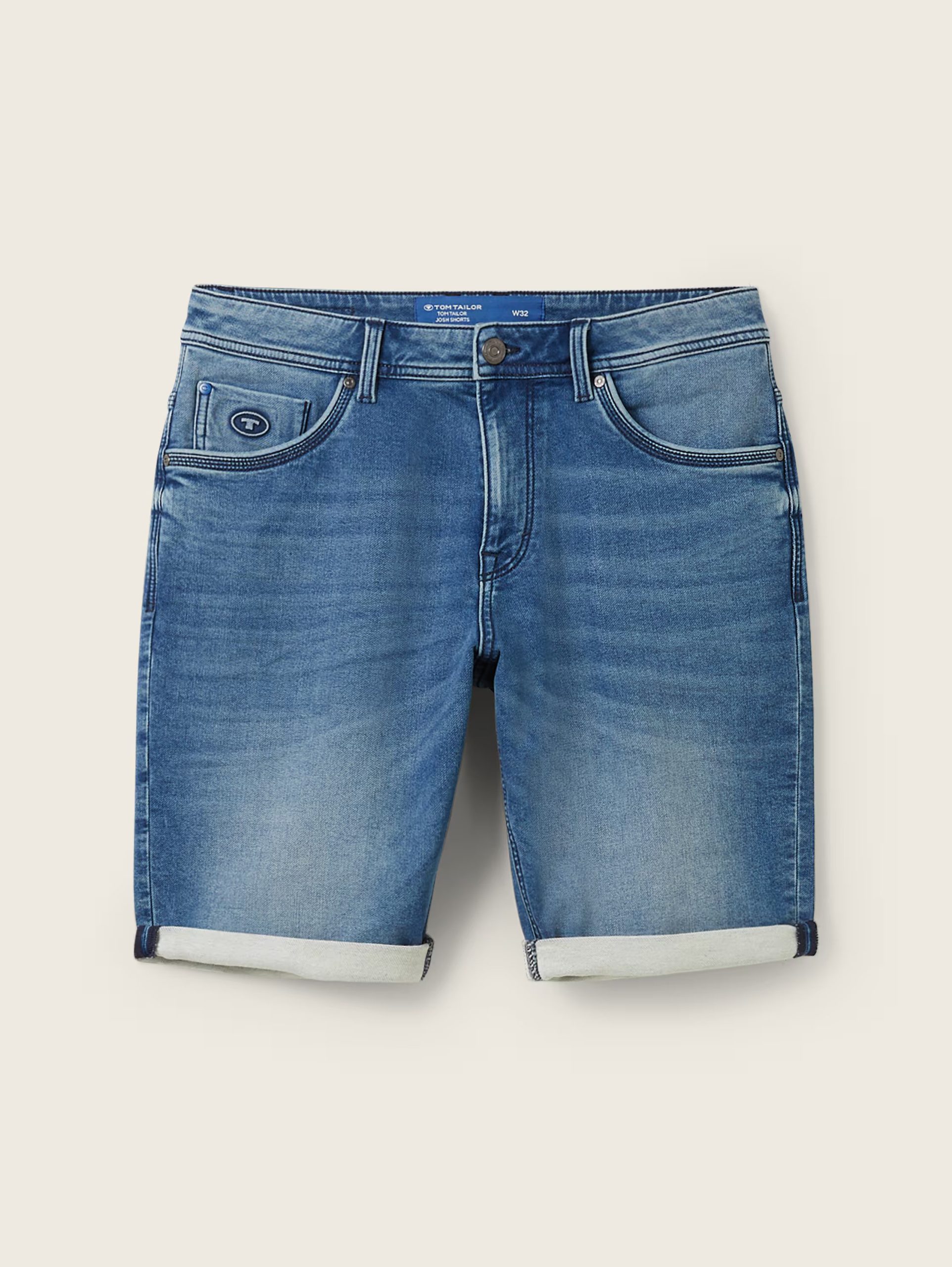 Ανδρική Τζιν Βερμούδα Tom Tailor Josh Denim Shorts 1040175-10281 Blue