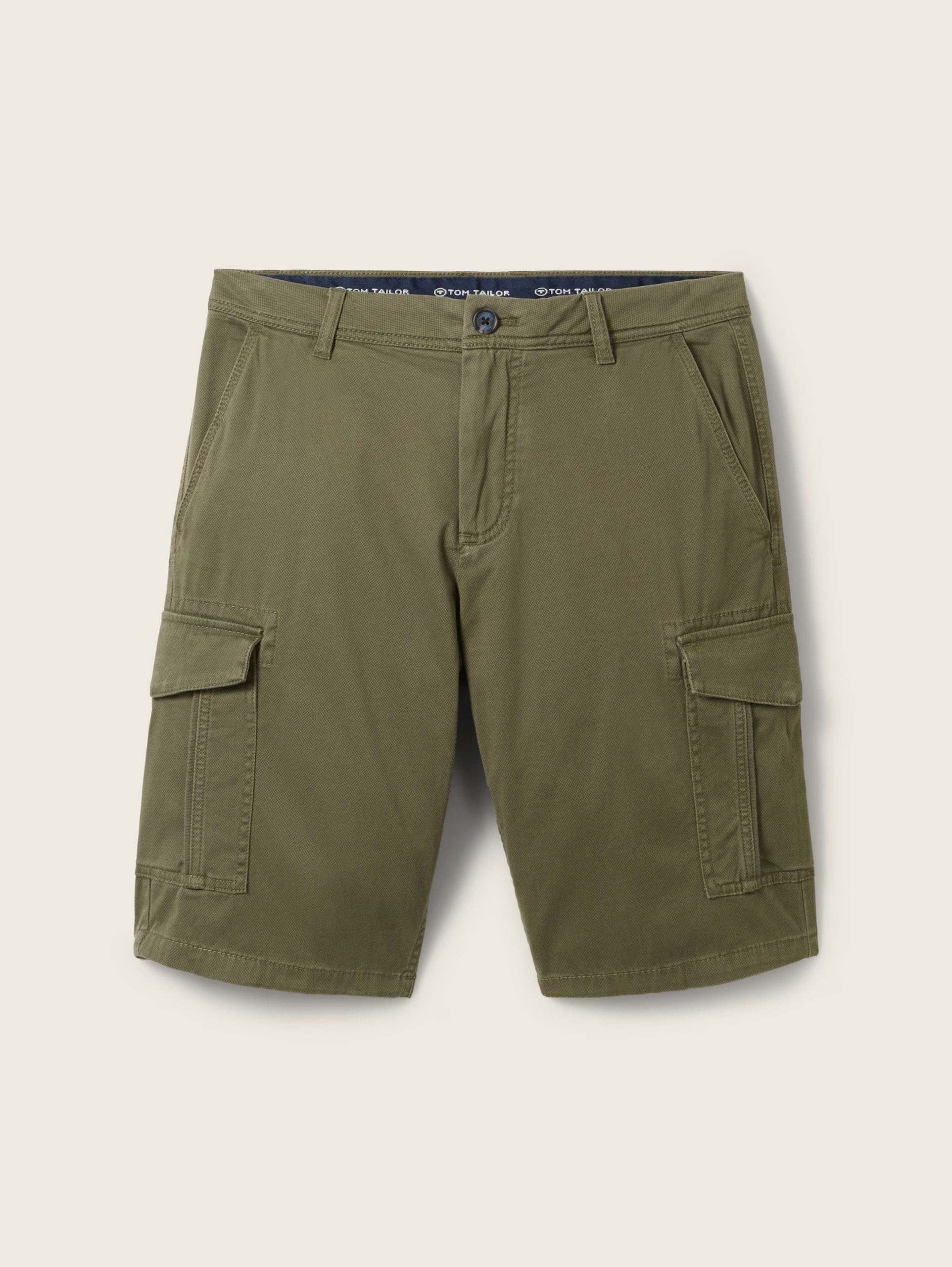 Tom Tailor Ανδρική Cargo Shorts Βερμούδα 1040226-34670 Χακί