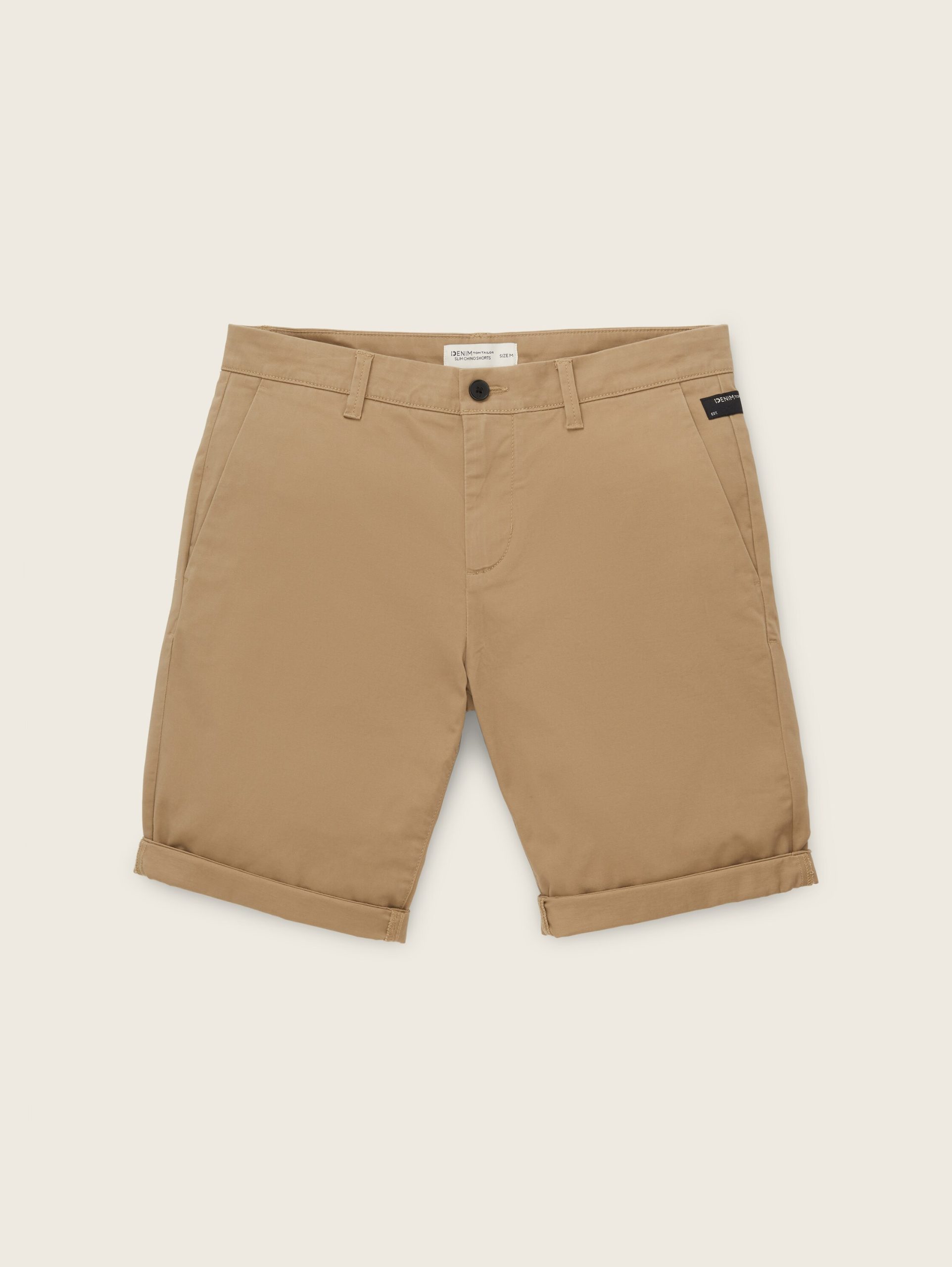 Tom Tailor Ανδρική Βερμούδα Slim Chino Shorts 1040249-11612 Μπεζ