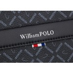 Χαρτοφύλακας PVC William Polo 203060 black