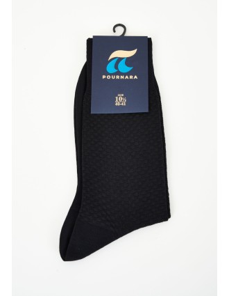 Pournara Ανδρικές Μονόχρωμες Κάλτσες 162-19 Μαύρο