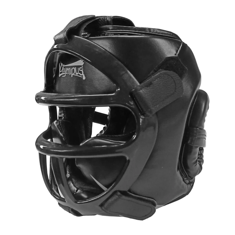 301005 head guard olympus strike safe with removable face cage front angle 3 tobros.gr
