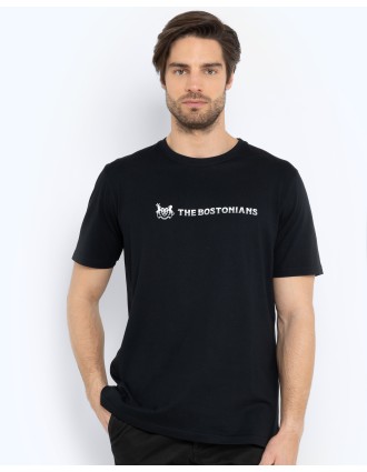 The Bostonians Ανδρικό T-Shirt Regular Fit 3TS1287|B031BL Μαύρο