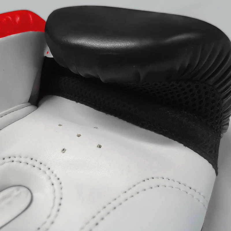 400163 boxing gloves olympus dx climalight black red closeup 6 tobros.gr