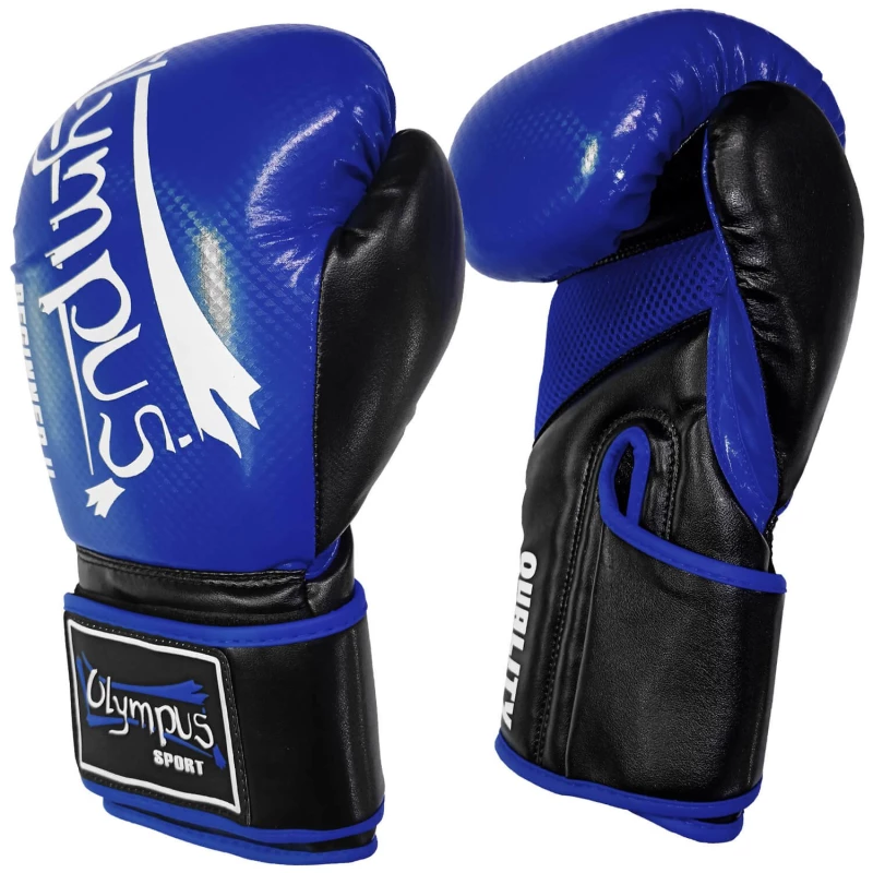 401080 boxing gloves olympus beginner 2 blue black angle 2 tobros.gr
