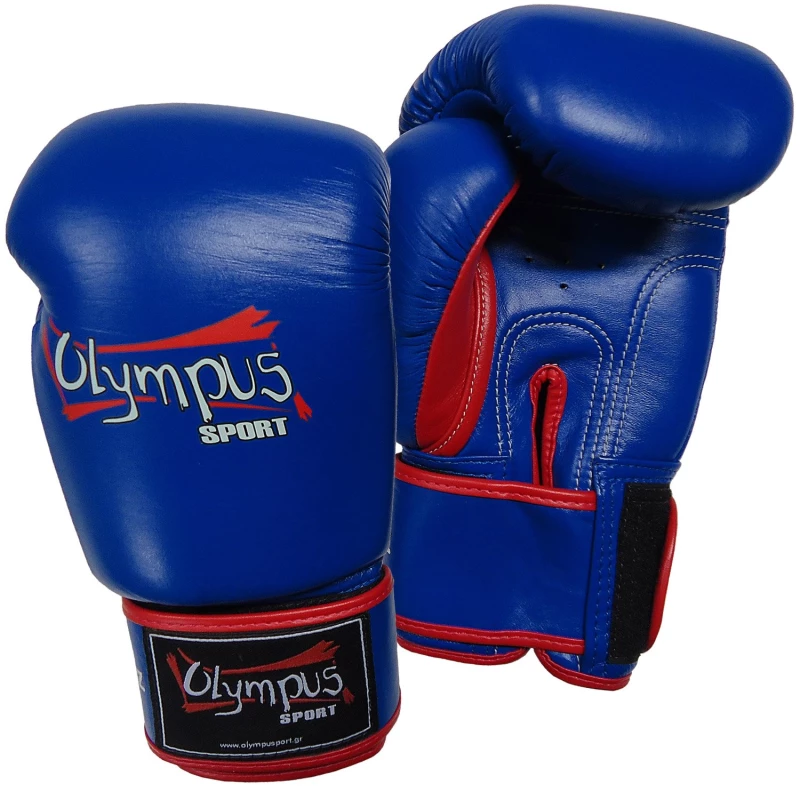 401402 boxing gloves olympus by raja leather double color blue red 3 tobros.gr