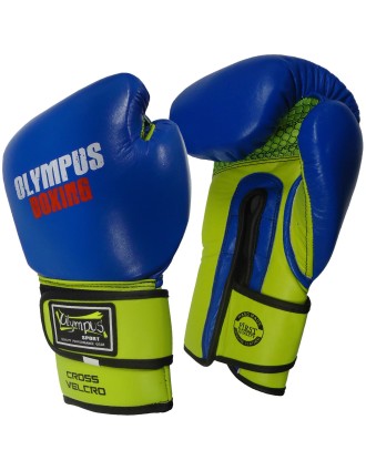 Πυγμαχικά Γάντια Olympus PRO Μεξικάνικο Στυλ Διαγώνιο Velcro Δέρμα