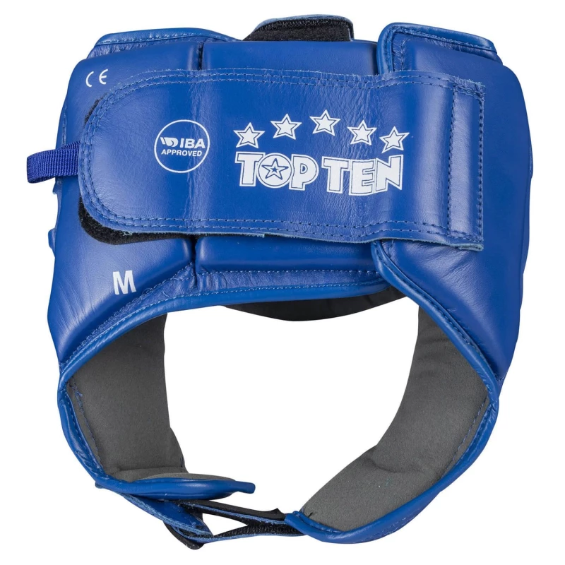 40691 head guard top ten leather iba approved blue back 3 tobros.gr