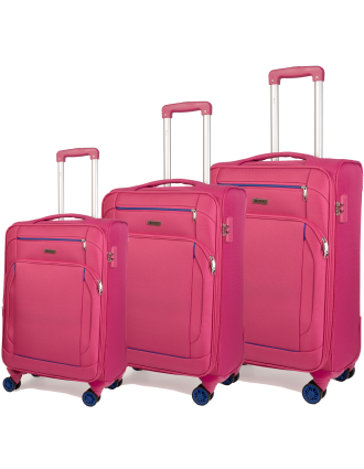 Βαλίτσες trolley (σετ 3 τεμαχίων)  Spectra Cardinal 5000 ροζ
