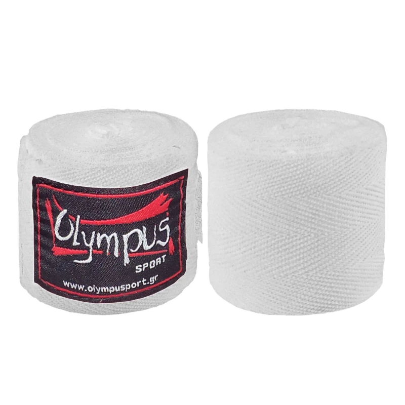 521113 handwraps olympus boxing cotton 350cm pair white 4 tobros.gr