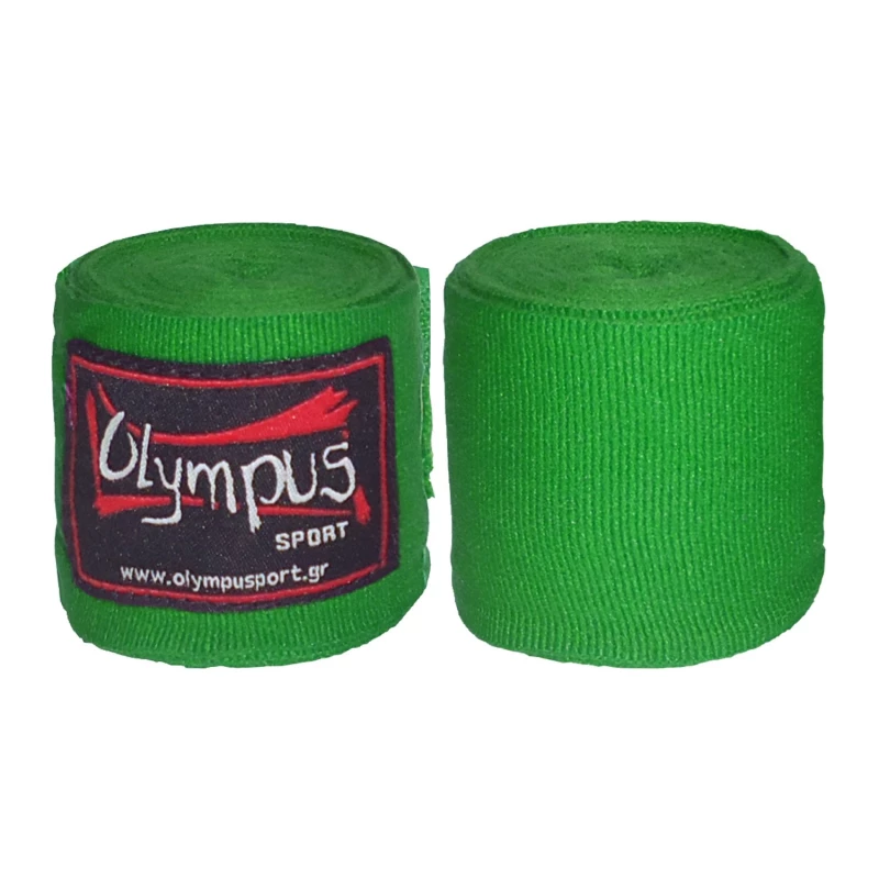 521123 handwraps olympus boxing elastic 350cm pair green 4 tobros.gr