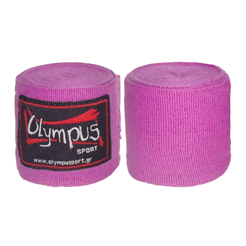 521123 handwraps olympus boxing elastic 350cm pair pink 4 tobros.gr