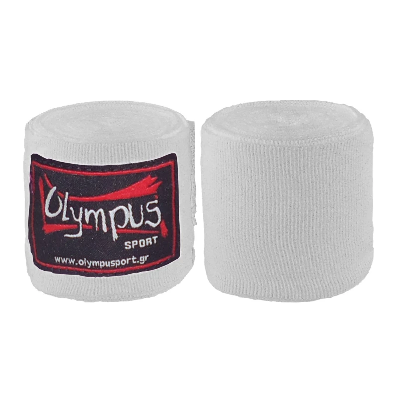 521123 handwraps olympus boxing elastic 350cm pair white 4 tobros.gr
