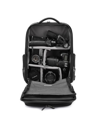 Δερμάτινο Σακίδιο πλάτης Επαγγελματικό κάμερας  17L Laptop 15