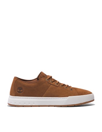 Timberland Ανδρικό Δερμάτινο Maple Grove Low Lace-Up Sneaker TB0A6A2DEM7 Καφέ