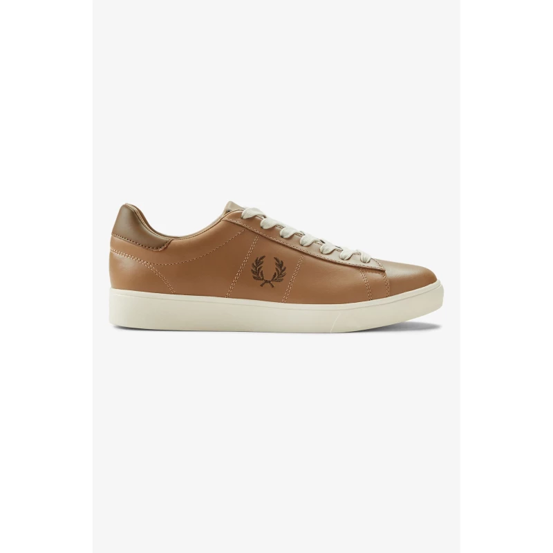 Fred Perry Ανδρικό Δερμάτινο Sneaker Spencer Leather B4334-V58 Καφέ