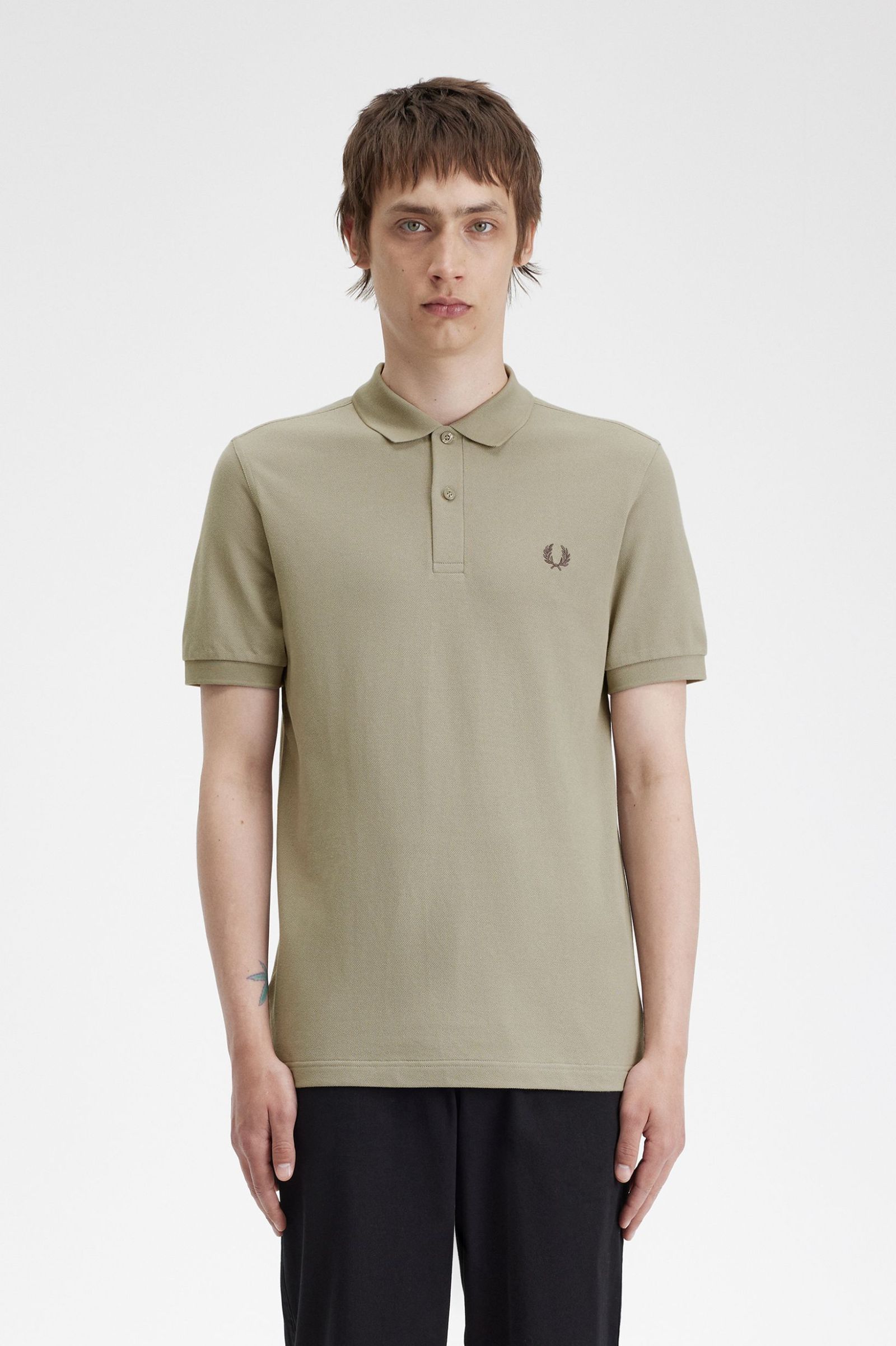 Ανδρικό Polo Plain Fred Perry Shirt M6000-u84 Warm/Grey Brick