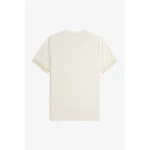 Fred Perry Ανδρική Μπλούζα Striped Cuff Pique T-Shirt M7707-560 Εκρού