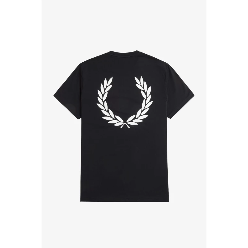 Fred Perry Ανδρικό Laurel Wreath Graphic T-Shirt M7784-102 Μαύρο