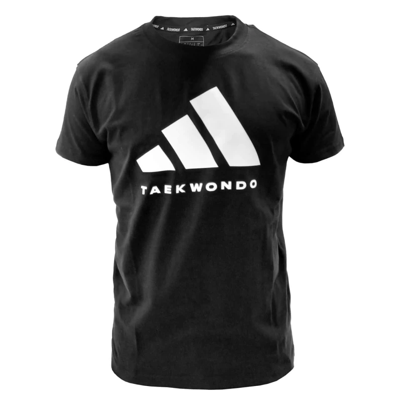adiclts24 tk t shirt adidas community graphic taekwondo black front 3 tobros.gr