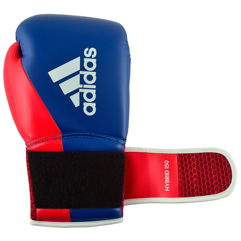 boxing gloves adidas hybrid 150tg adih150tg blue red 3 3 tobros.gr