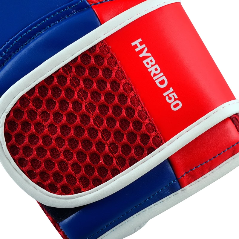 boxing gloves adidas hybrid 150tg adih150tg blue red 6 3 tobros.gr
