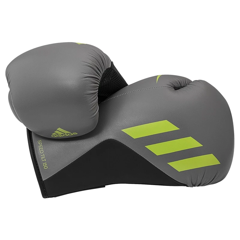 boxing gloves adidas speed tilt 150 spd150tg grey black green 2 3 tobros.gr