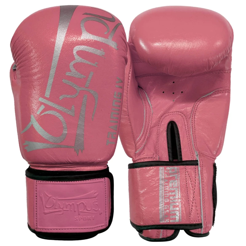 boxing gloves olympus training iv leather pink 3 tobros.gr