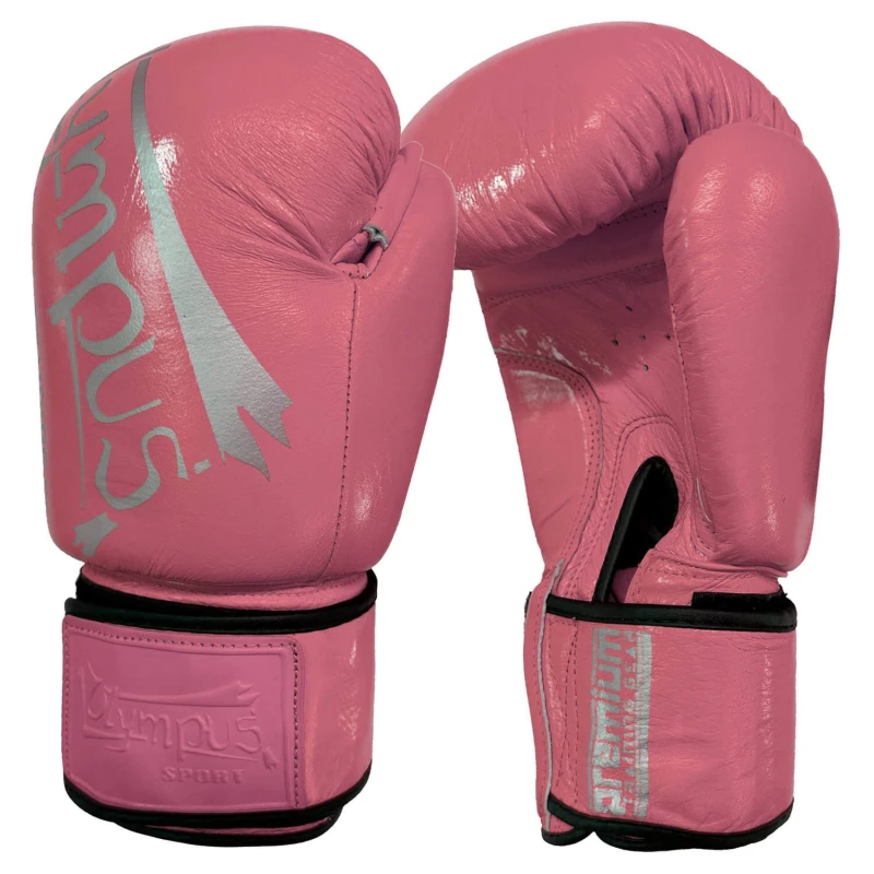 boxing gloves olympus training iv leather pink angle 3 tobros.gr