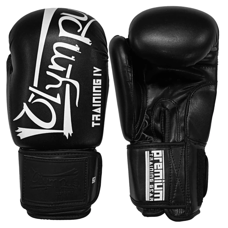 boxing gloves olympus training iv pu black 3 tobros.gr