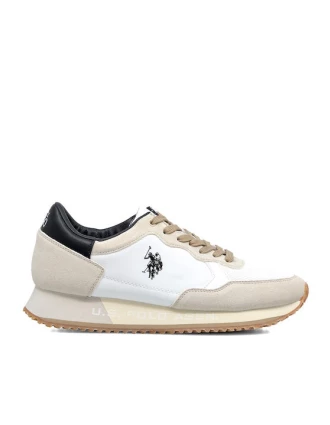 U.S. Polo Assn. Ανδρικά Sneakers CLEEF006-WHI-BLK01 Λευκό