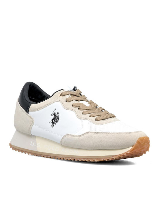 U.S. Polo Assn. Ανδρικά Sneakers CLEEF006-WHI-BLK01 Λευκό φωτογραφία