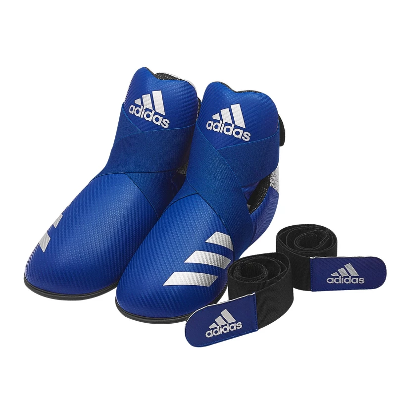 kick boots adidas wako kickboxing adikbb300 blue silver 3 3 tobros.gr