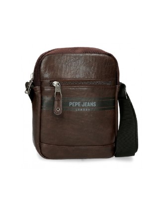 Pepe Jeans Ανδρική Τσάντα Ώμου Horley 7815432 Καφέ