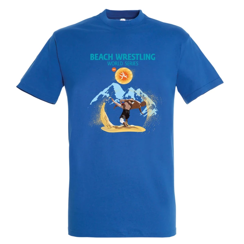 tshirt starmp beach wrestling world series blue 3 tobros.gr