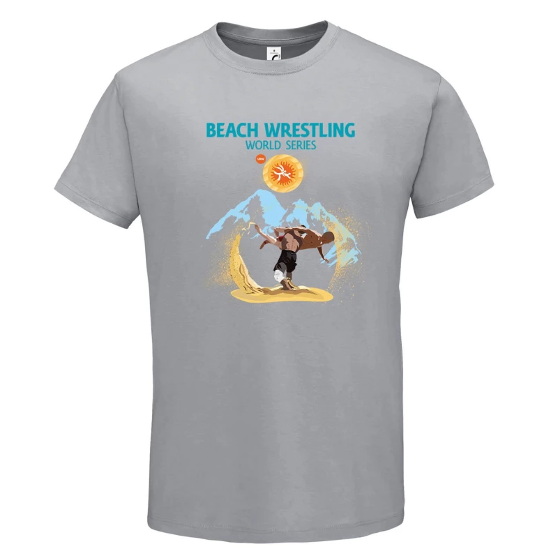 tshirt starmp beach wrestling world series grey 3 tobros.gr