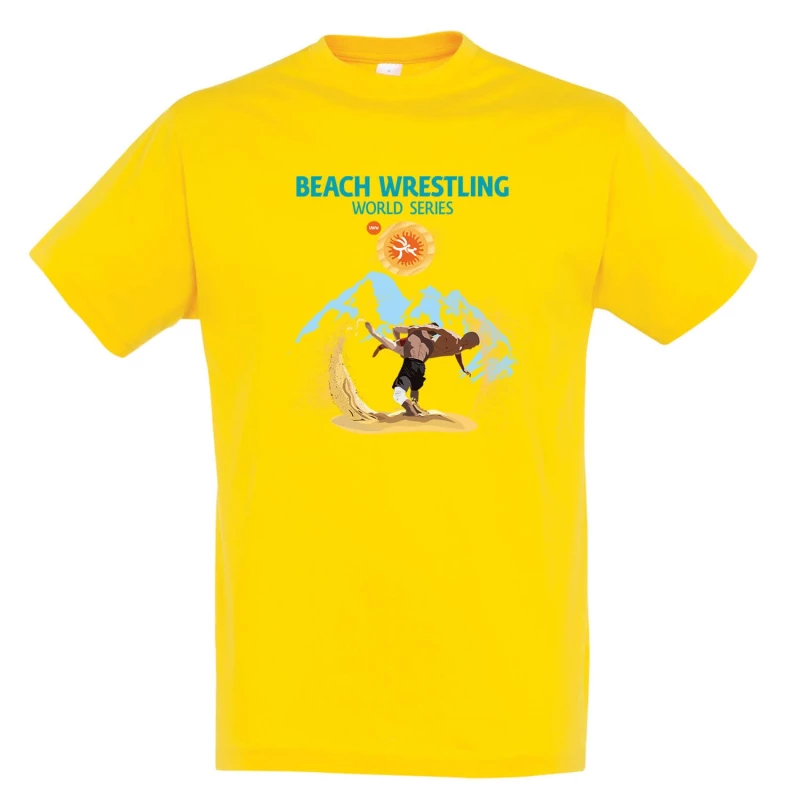 tshirt starmp beach wrestling world series yellow 3 tobros.gr
