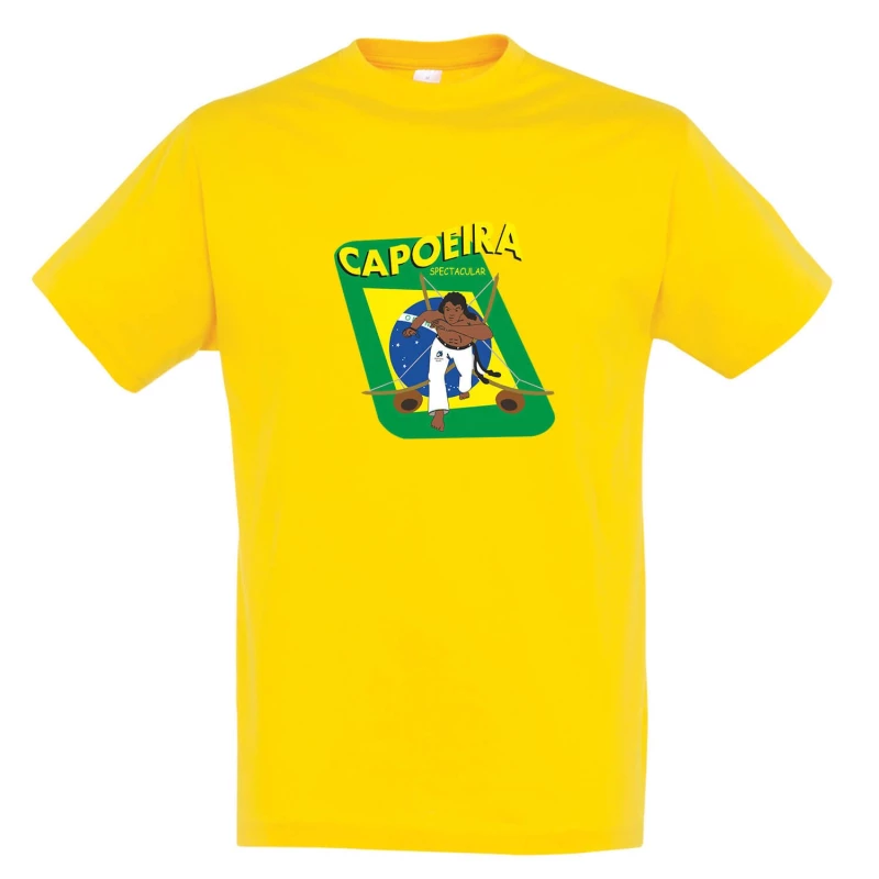 tshirt starmp capoeira brazil fighter yellow 3 tobros.gr