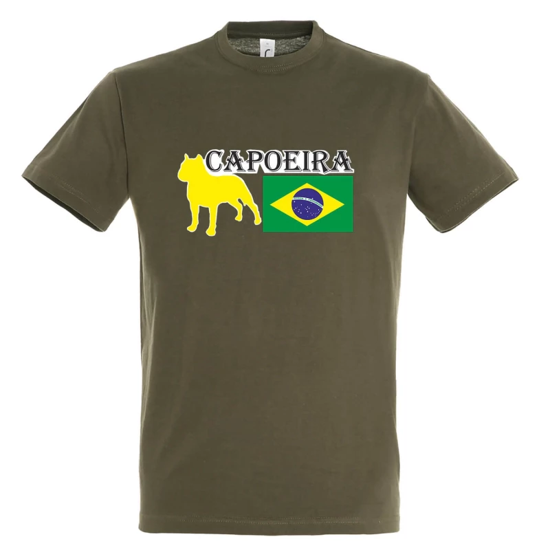 tshirt starmp capoeira brazil pitbull chaki 3 tobros.gr
