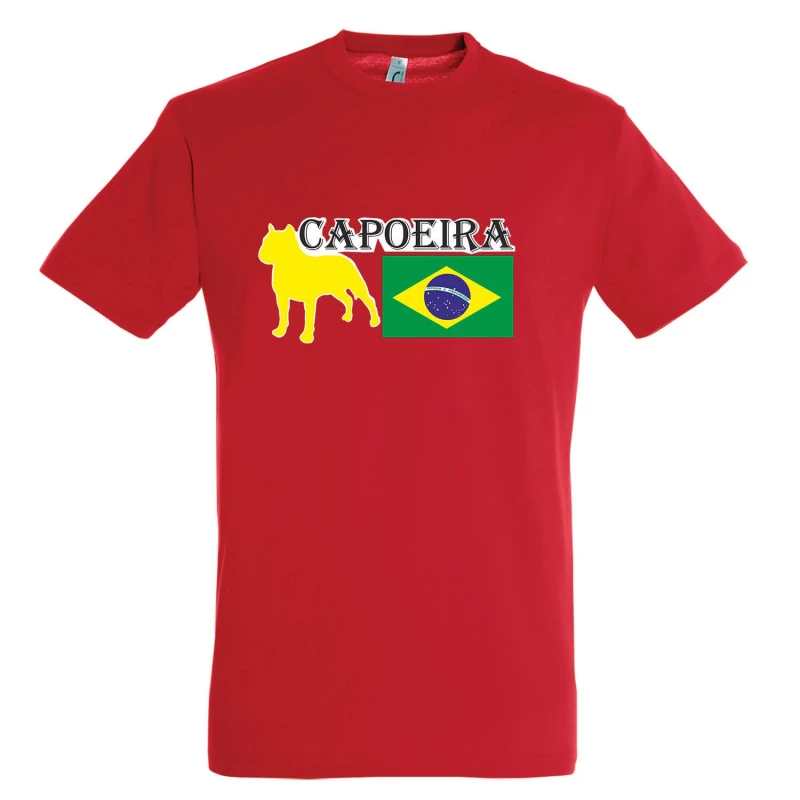 tshirt starmp capoeira brazil pitbull red 3 tobros.gr