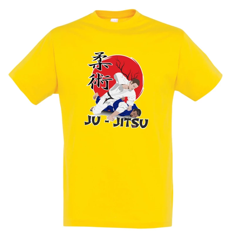 tshirt starmp jiujitsu attack yellow 3 tobros.gr