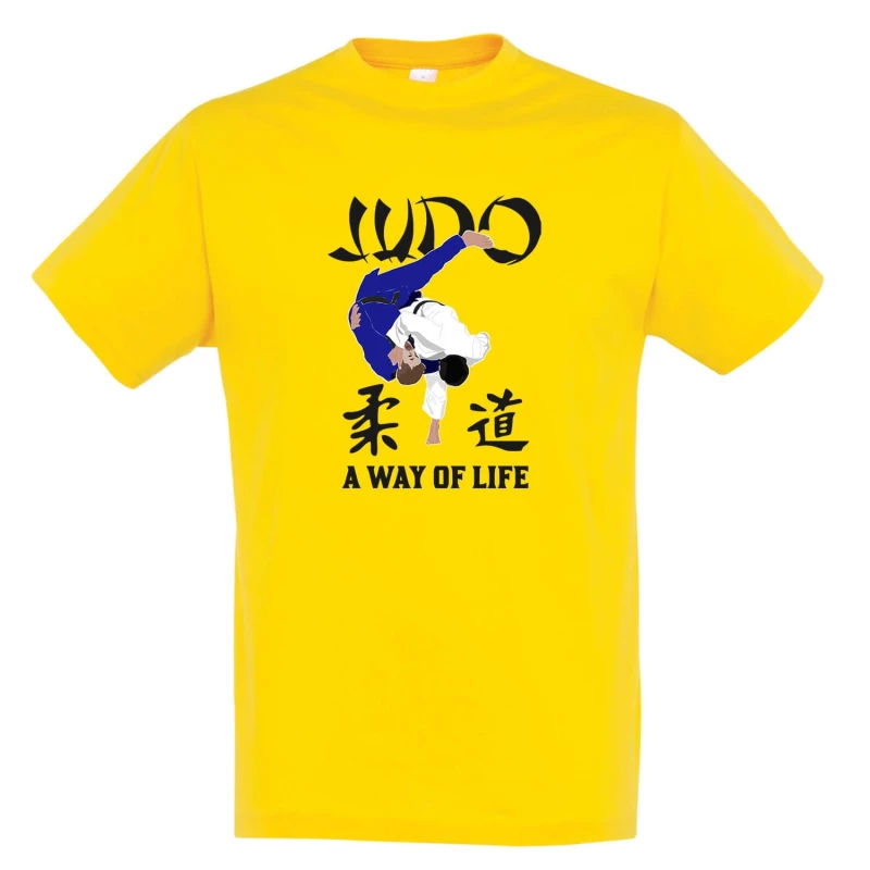 tshirt starmp judo a way of life yellow 3 tobros.gr