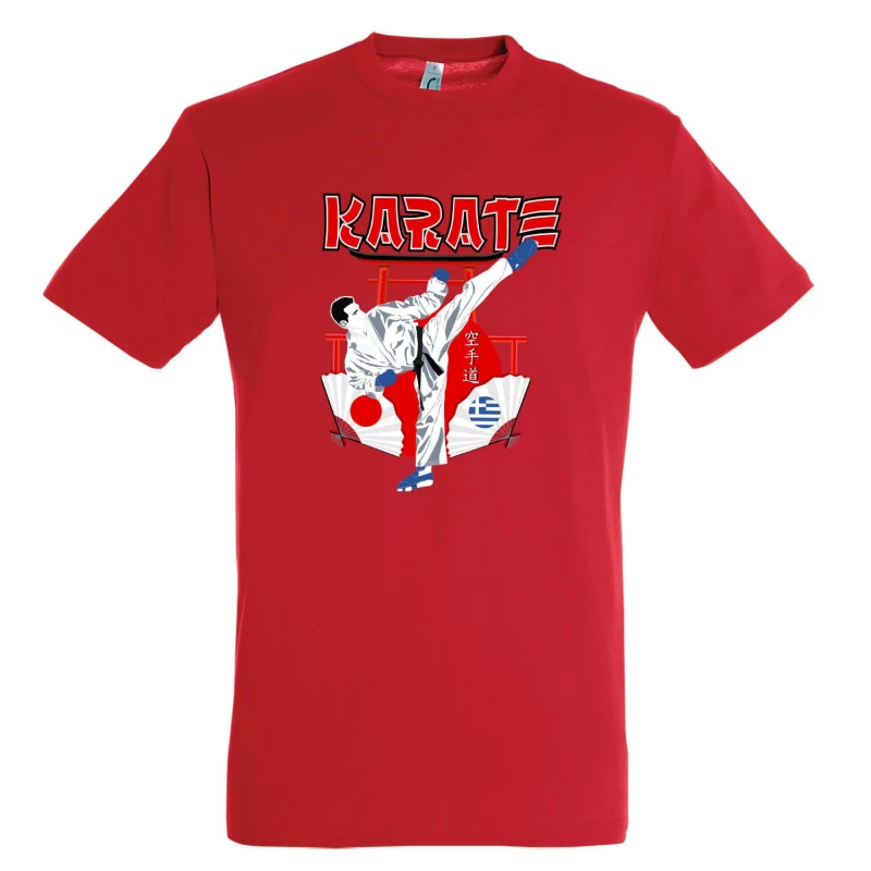 tshirt starmp karate japan hellas red 3 tobros.gr