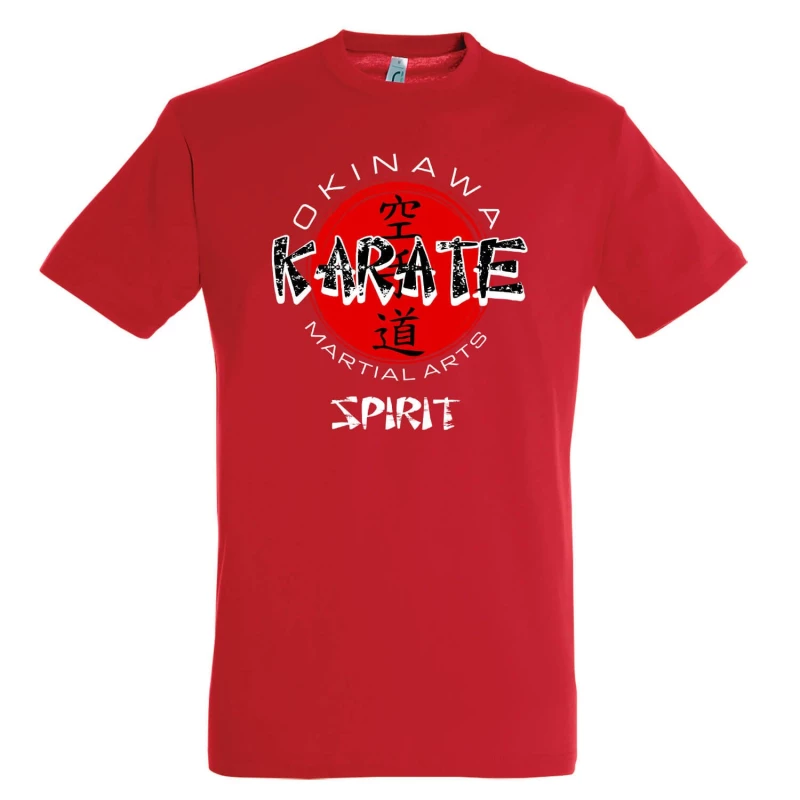 tshirt starmp karate okinawa martial arts spirits red 3 tobros.gr