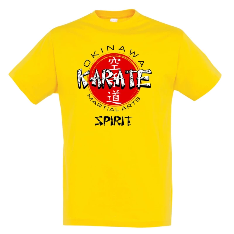 tshirt starmp karate okinawa martial arts spirits yellow 3 tobros.gr