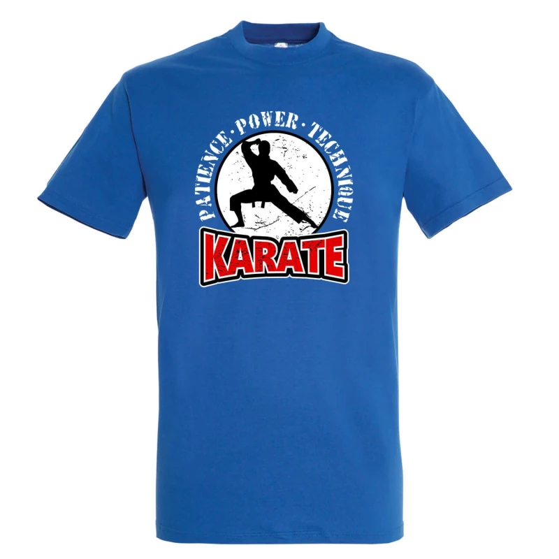 tshirt starmp karate patience power technique blue 3 tobros.gr
