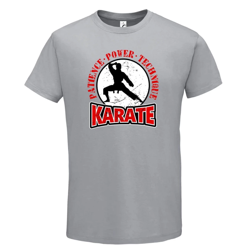tshirt starmp karate patience power technique grey 3 tobros.gr