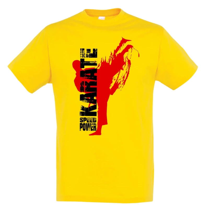 tshirt starmp karate speed power yellow 3 tobros.gr