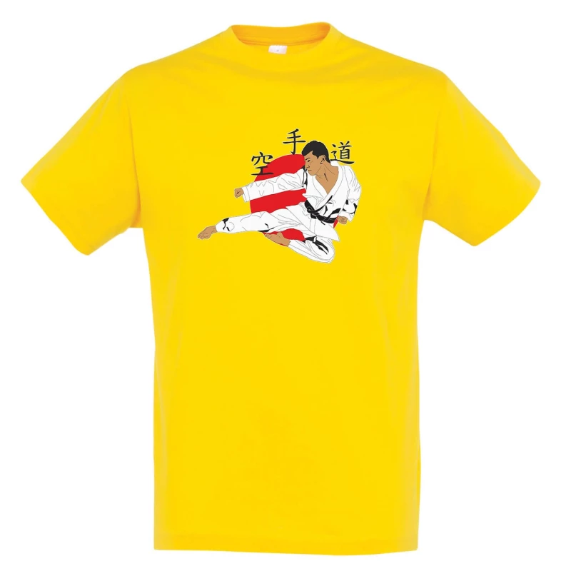 tshirt starmp karate tobiyokogeri yellow 3 tobros.gr